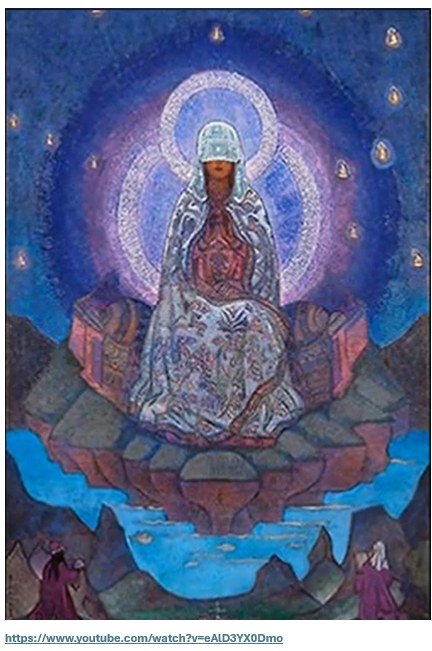 « La Mère du Monde » (1924) — tableau de Nicolas Roerich.